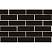 Клинкер фасадный черный "Рейкьявик" глянцевый, поверхность гладкий/береста