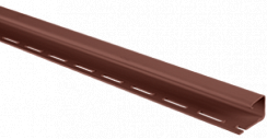 Планка "J-trim", цвет Красно-коричневый