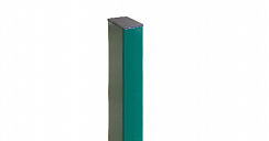 Столб полимерный с заглушкой 60х40х1,4 2500 мм